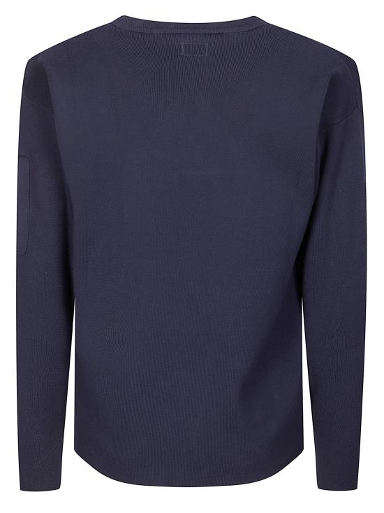 26SS 씨피 컴퍼니 스웨터 20CMKN097A110560A 888 TOTAL ECLIPSE - C.P. COMPANY