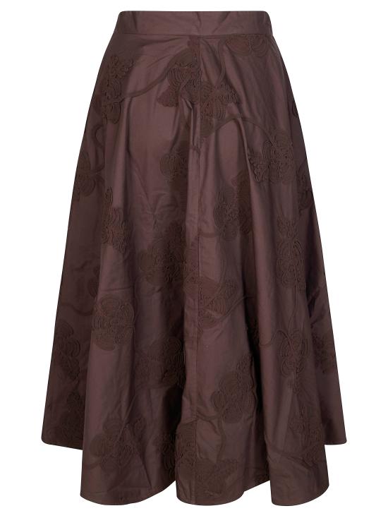 26SS 로테이트 롱 스커트 1151001667 MARRONE - ROTATE