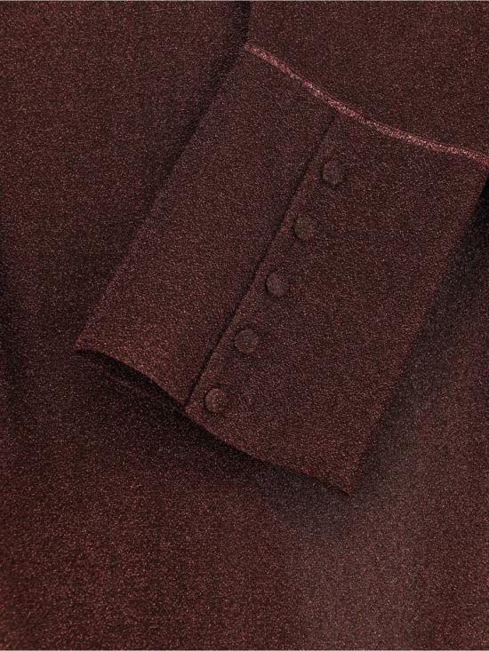 26SS 오세리 셔츠 LSF235 LUREXCHOCOLATE BROWN - OSÉREE