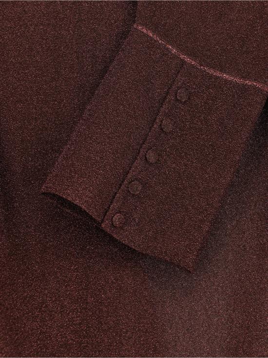 26SS 오세리 셔츠 LSF235 LUREX CHOCOLATE Brown - OSÉREE