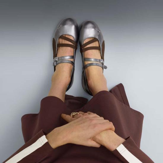  푸마 플랫 슈즈 스피드캣 발레 럭스 슈즈 초콜릿 검 - PUMA