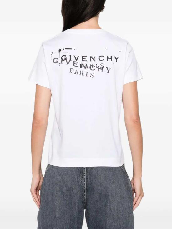 26SS 지방시 반팔 티셔츠 BW70FJP7A7100 100 WHITE - GIVENCHY