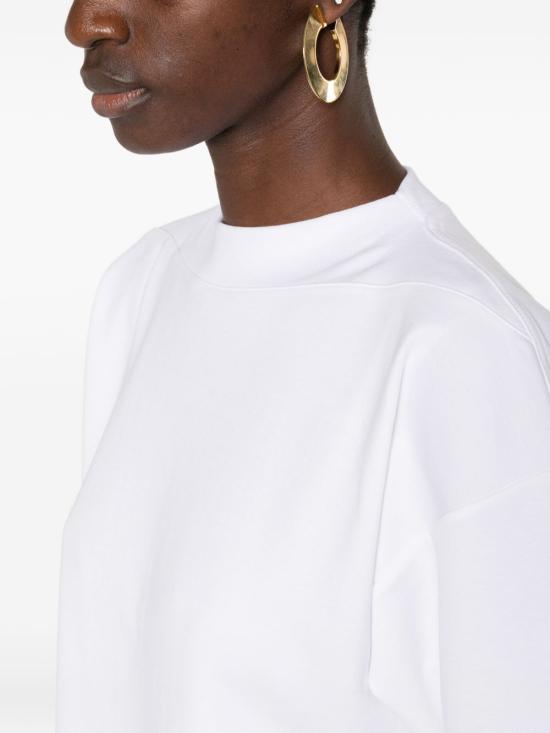 26SS 알라이아 반팔 티셔츠 AA9I0019J095C 000 WHITE - ALAIA