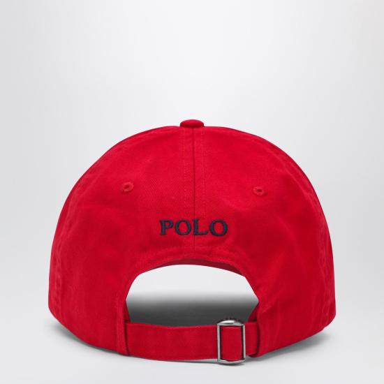 26SS 폴로 랄프로렌 포니 자수 치노 볼캡 211912843022CO Red - POLO RALPH LAUREN