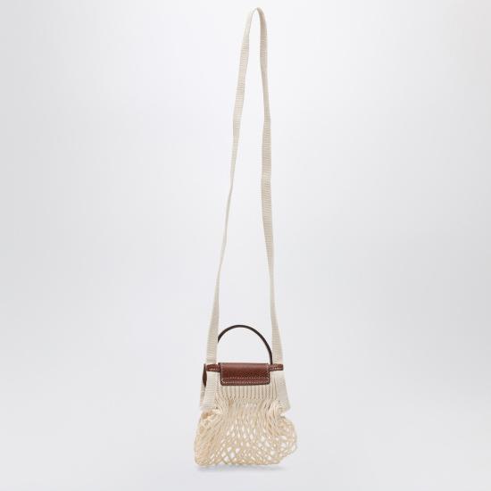 26SS 롱샴 르 플리아쥬 필레 XS 크로스백 10139HVH White - LONGCHAMP