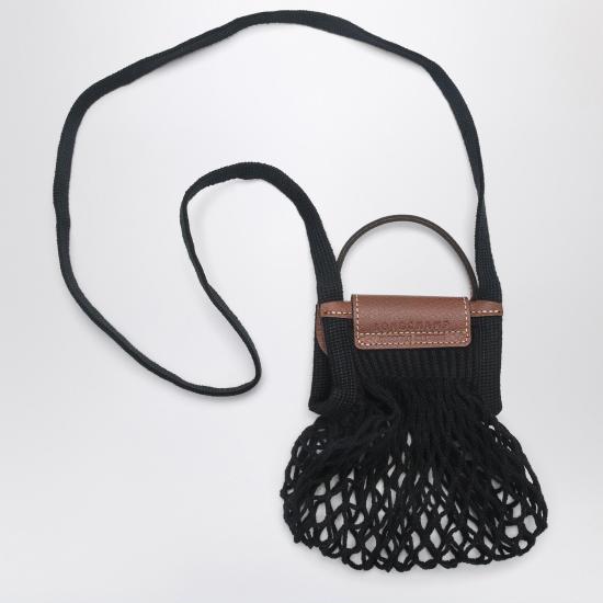 26SS 롱샴 르 플리아쥬 필레 XS 크로스백 10139HVH Black - LONGCHAMP