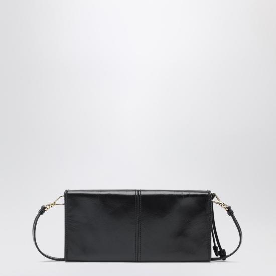 26SS 프라다 레더 월렛 숄더 스트랩 1MT0362CYR Black - PRADA