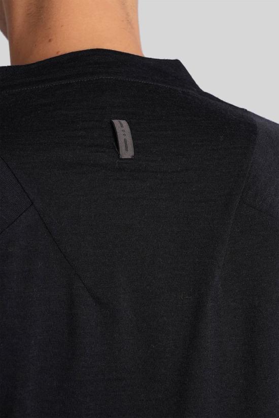 25FW 장 뤽 앰브리지 라벨 긴팔 티셔츠 426286 JBMW0549JY48 Black - J.L-A.L