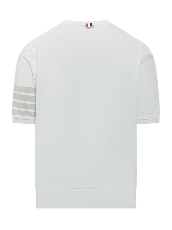 26SS 톰브라운 코튼 저지 4바 티 MJS303AJ0253 100 WHITE - THOM BROWNE