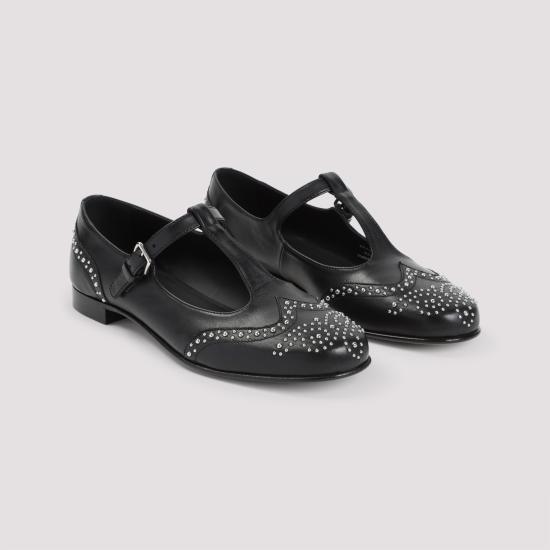 26SS 처치스 플랫 슈즈 DX01119WP F0AAB BLACK - CHURCHS