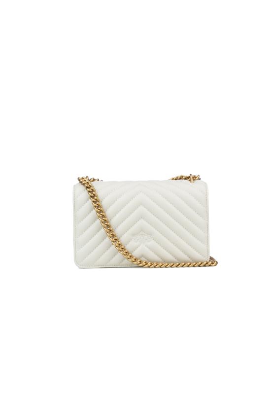 26SS 핑코 숄더백 100074A0GK Z14Q BIANCOGOLD - PINKO