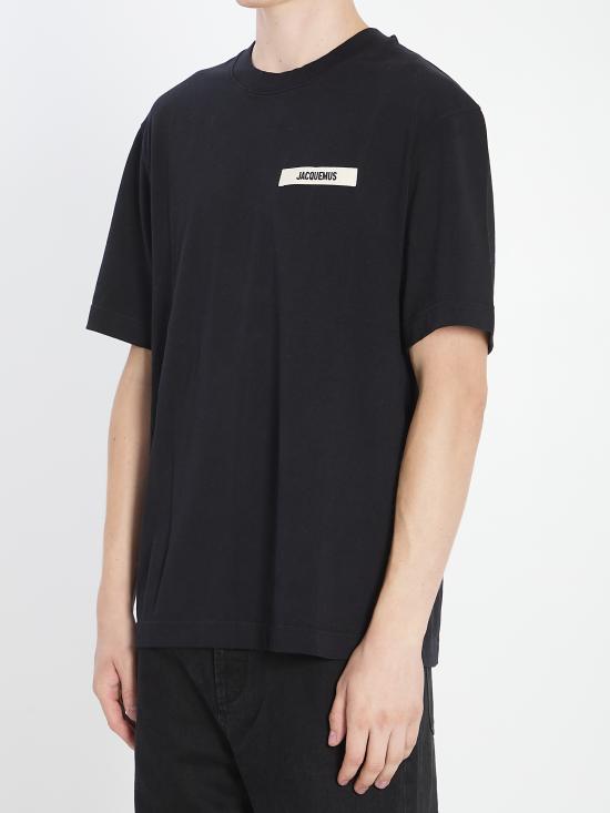 26SS 자크뮈스 그로그랭 로고 티셔츠 TSM00133A BLACK - JACQUEMUS