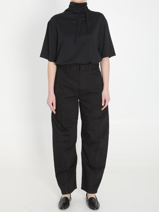 26SS 르메르 반팔 티셔츠 TS0030 BLACK - LEMAIRE