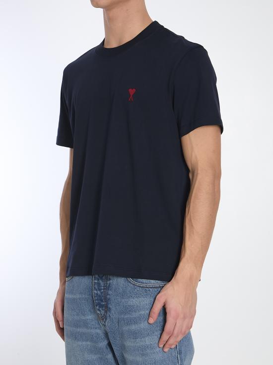 26SS 아미 반팔 티셔츠 BFUTS035 BLUE - AMI