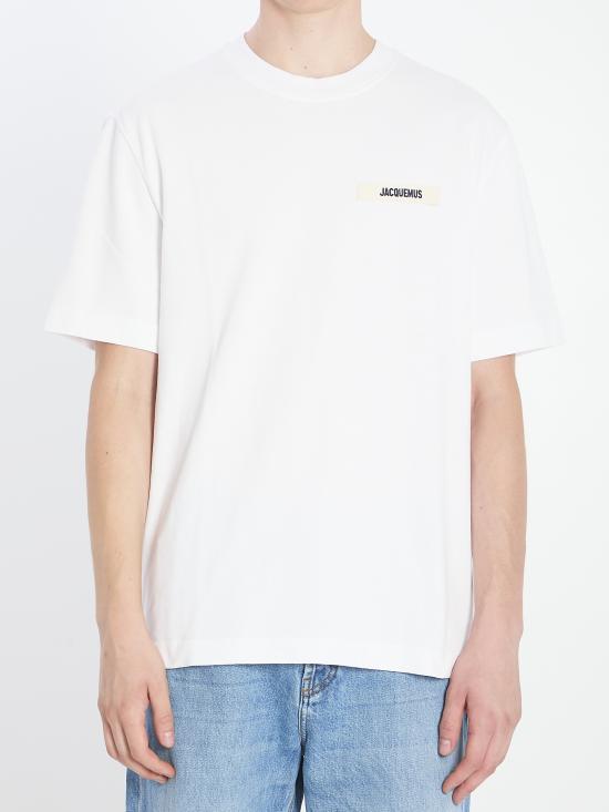 26SS 자크뮈스 그로그랭 로고 티셔츠 TSM00133A WHITE