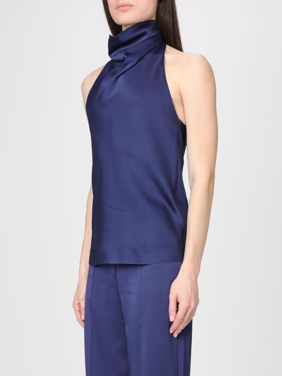 26SS 스텔라 맥카트니 민소매 티셔츠 6T02703FU302 4000 Navy - STELLA MCCARTNEY