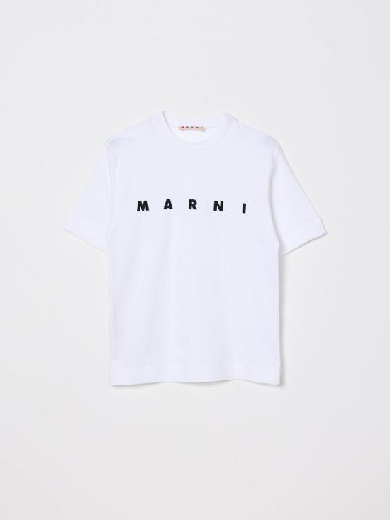26SS [키즈] 마르니 티셔츠 M002MVM00RF 0M100 White