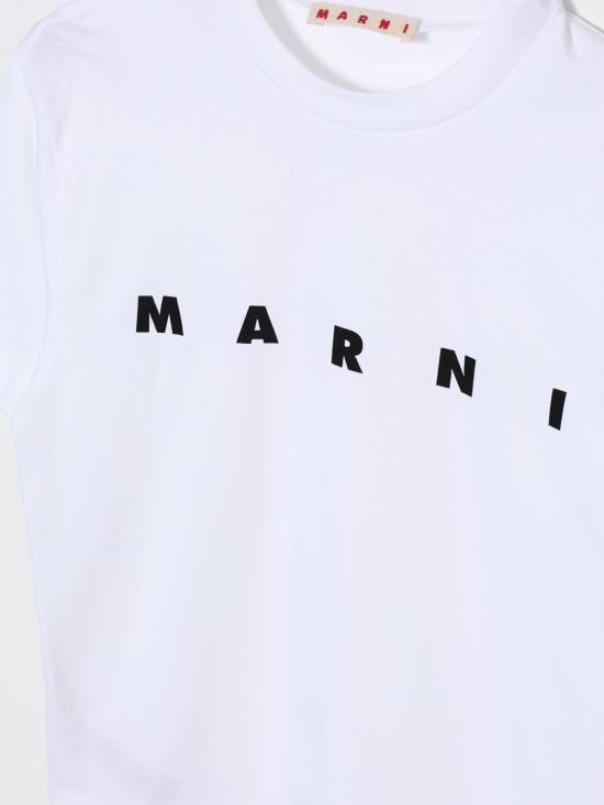 26SS [키즈] 마르니 티셔츠 M002MVM00RF 0M100 White - MARNI