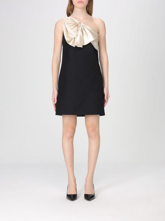 26SS 발렌티노 가라바니 롱 원피스 8B3VAHX51CF 9ZM Black