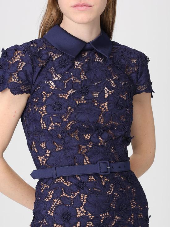 26SS 셀프 포트레이트 롱 원피스 RS26171MN Navy - SELF PORTRAIT