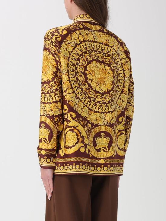 26SS 베르사체 셔츠 10013601A04236 5R770 Burgundy - VERSACE