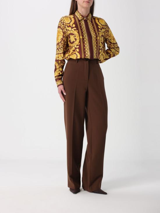 26SS 베르사체 셔츠 10013601A04236 5R770 Burgundy - VERSACE