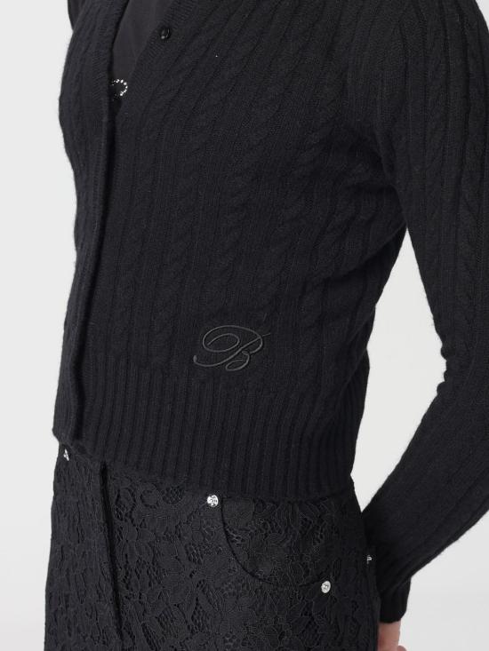 25FW 블루마린 스웨터 2M633A N0990 Black - BLUMARINE