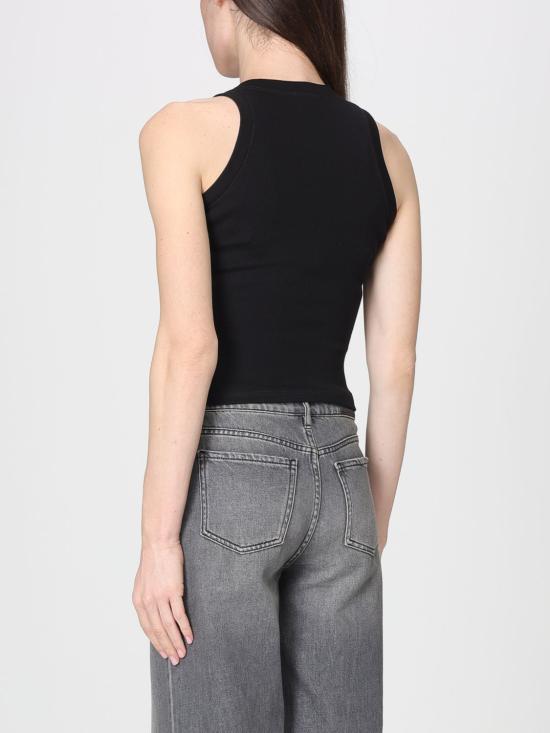 26SS 오프화이트 민소매 티셔츠 OWAD236C99JER001 1001 Black - OFF WHITE