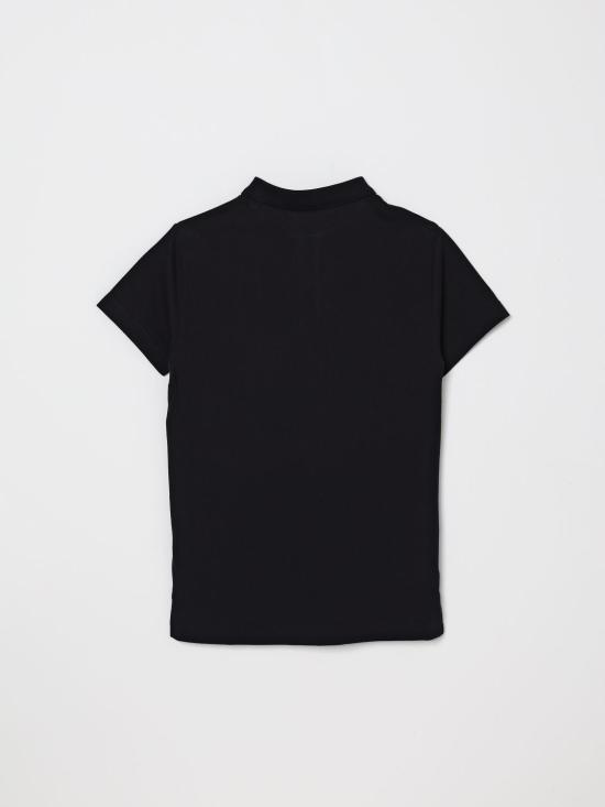 26SS [키즈] 버버리 폴로 셔츠 8117373 A1189 Black - BURBERRY