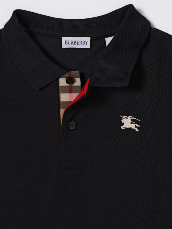26SS [키즈] 버버리 폴로 셔츠 8117373 A1189 Black - BURBERRY