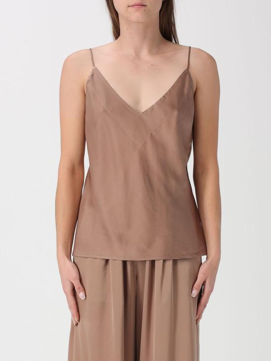 26SS 포르테포르테 민소매 티셔츠 14585MYTOP 3002 Walnut