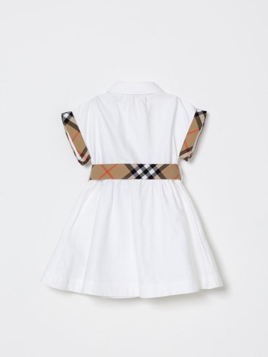 26SS [키즈] 버버리 원피스 8121228 A1464 White - BURBERRY