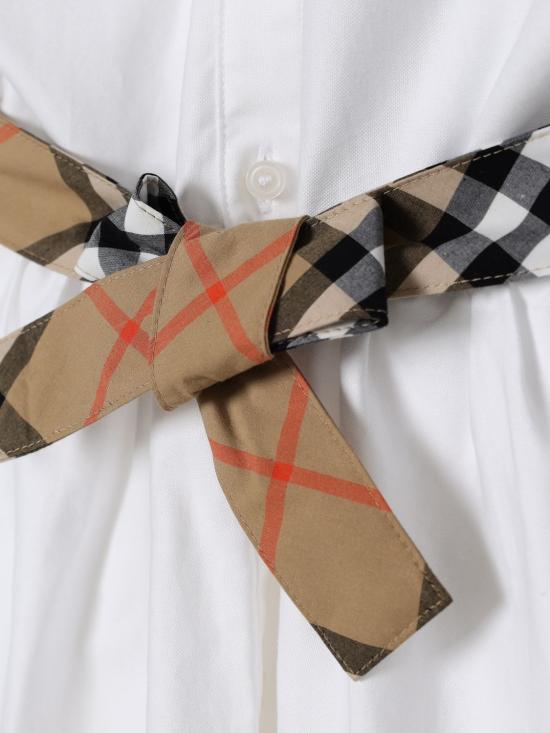 26SS [키즈] 버버리 원피스 8121228 A1464 White - BURBERRY