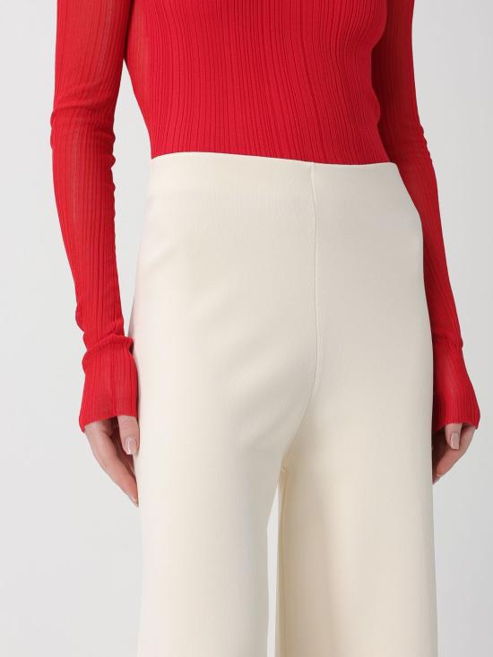 26SS 막스마라 스트레이트 팬츠 2611331018600 001 Ivory - MAX MARA