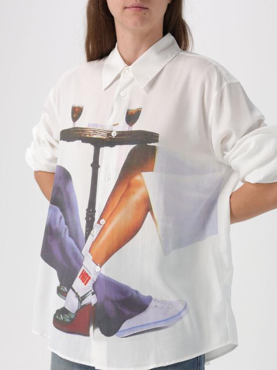 25FW 까르네 볼렌떼 긴팔 셔츠 AW25LSS0202 White - CARNE BOLLENTE