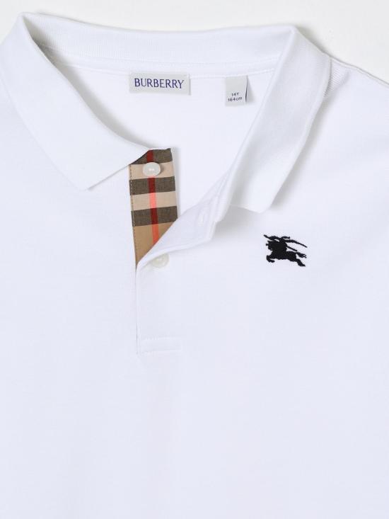 26SS [키즈] 버버리 폴로 셔츠 8117368 A1464 White - BURBERRY