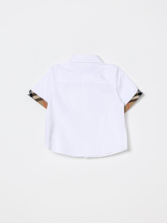 26SS [키즈] 버버리 셔츠 8121255 A1464 White - BURBERRY