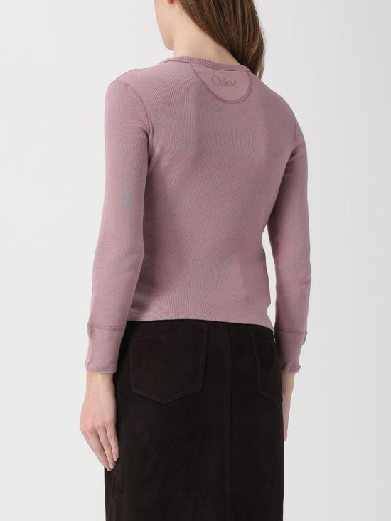 26SS 끌로에 반팔 티셔츠 CH26SJH30185 50C Lilac - CHLOE