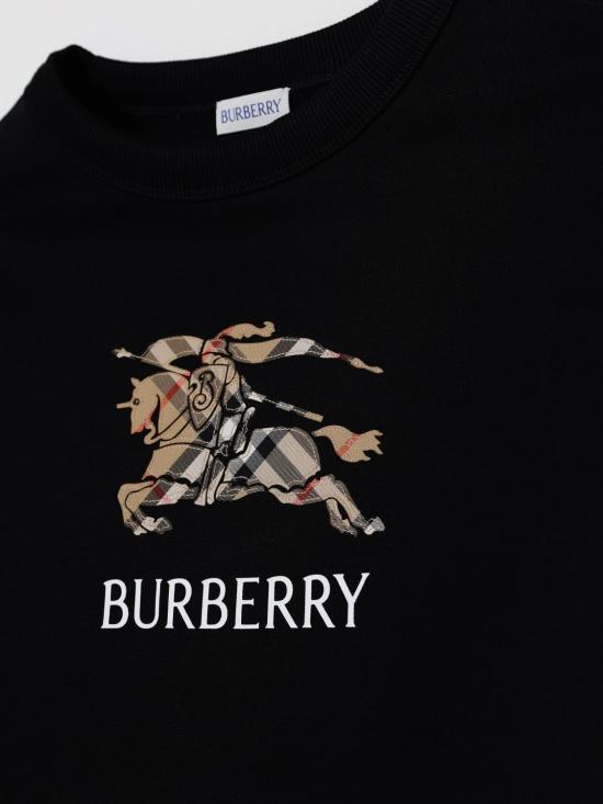 26SS [키즈] 버버리 풀오버 8117293 A1189 Black - BURBERRY