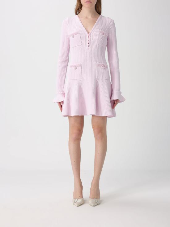 26SS 셀프 포트레이트 롱 원피스 RS26163SP Pink