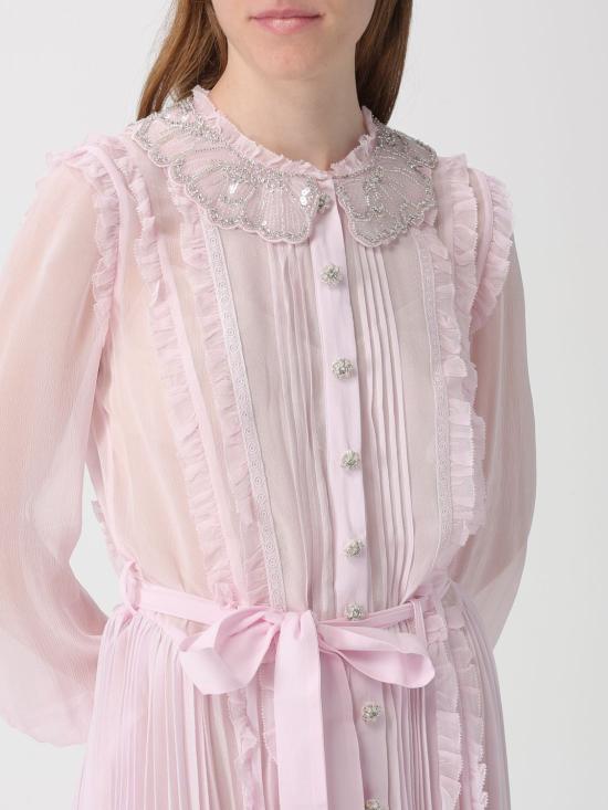 26SS 셀프 포트레이트 롱 원피스 RS26034MP Pink - SELF PORTRAIT