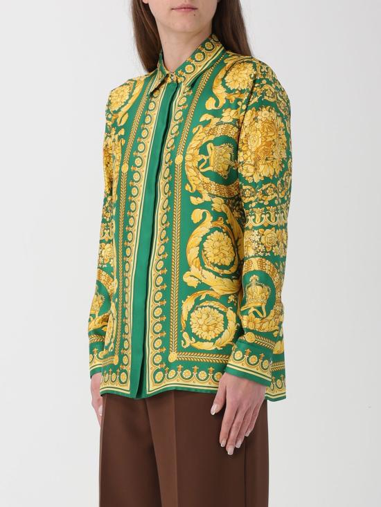 26SS 베르사체 셔츠 10013601A04236 5GD10 Emerald - VERSACE