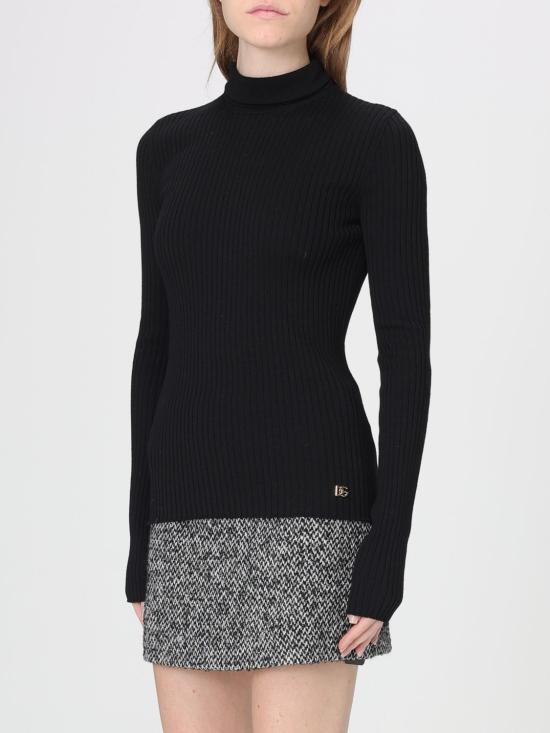 25FW 돌체앤가바나 스웨터 FXW34TJDVDC N0000 Black - DOLCE & GABBANA