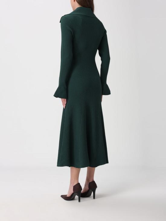 26SS 셀프 포트레이트 롱 원피스 RS26138MAG Green - SELF PORTRAIT