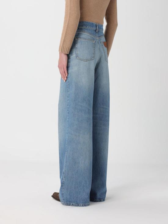 26SS 끌로에 데님 팬츠 CH26SDP02252 40R Gnawed Blue - CHLOE