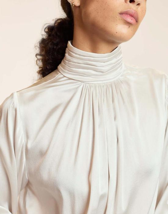  신시아 로리 블라우스 신시아 로울리 먼로 실크  화이트 - CYNTHIA ROWLEY