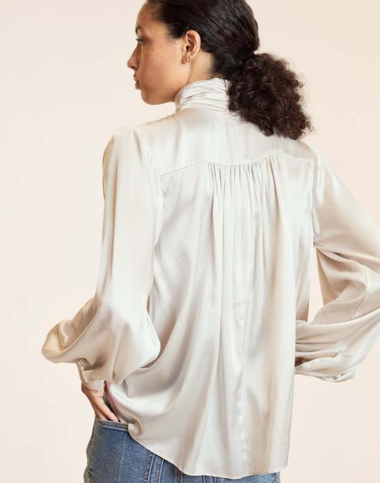  신시아 로리 블라우스 신시아 로울리 먼로 실크  화이트 - CYNTHIA ROWLEY