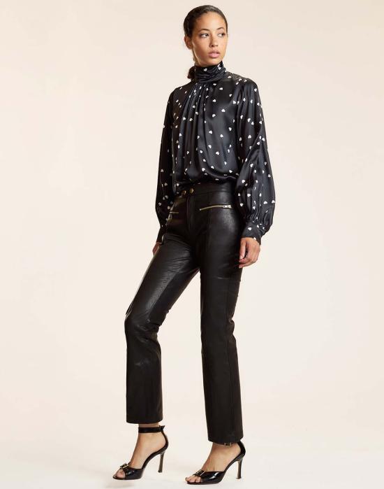  신시아 로리 블라우스 신시아 로울리 먼로 실크  블랙 - CYNTHIA ROWLEY