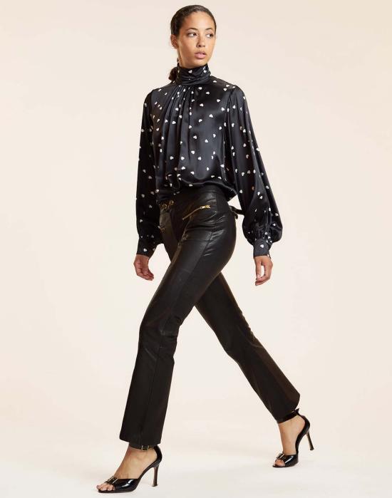  신시아 로리 블라우스 신시아 로울리 먼로 실크  블랙 - CYNTHIA ROWLEY