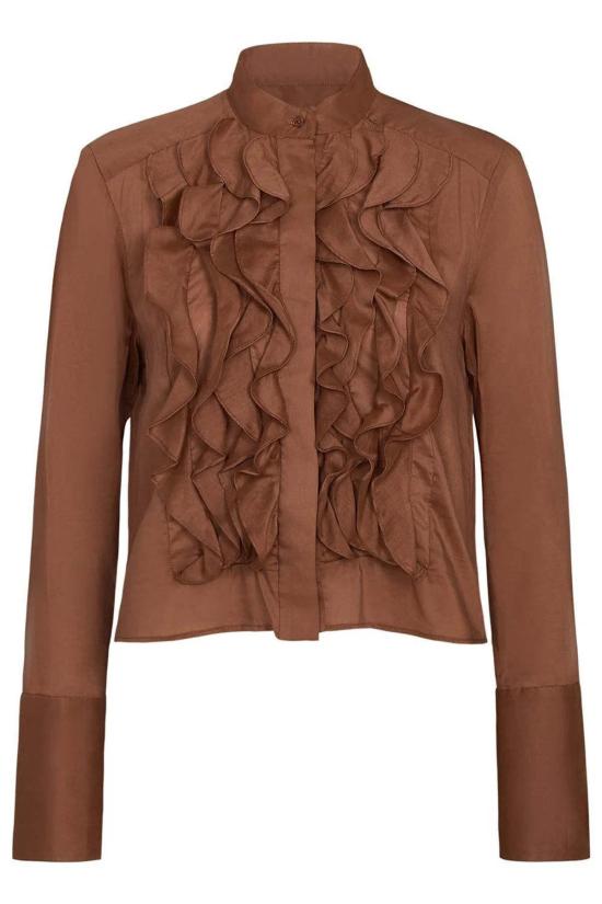  티더블유피 블라우스 트위프 러플 패티 - TWP